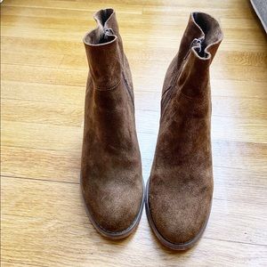 Sole Society Alexi Brown Suede Booties